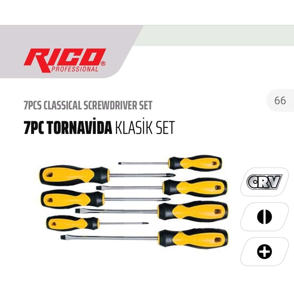 7 PARÇA TORNAVİDA KLASİK SET
