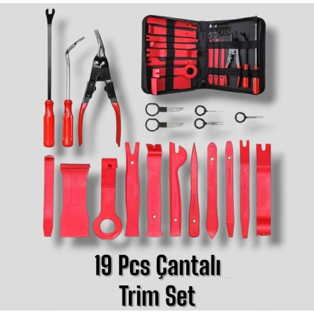 19 PARÇA ÇANTALI TRİM SÖKME SETİ