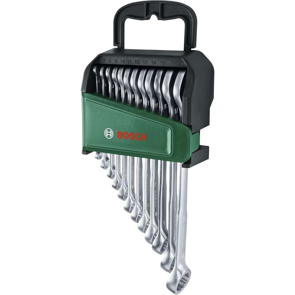 BOSCH AÇIK UÇLU KOMBİNE ANAHTAR SETİ 12 PARÇA