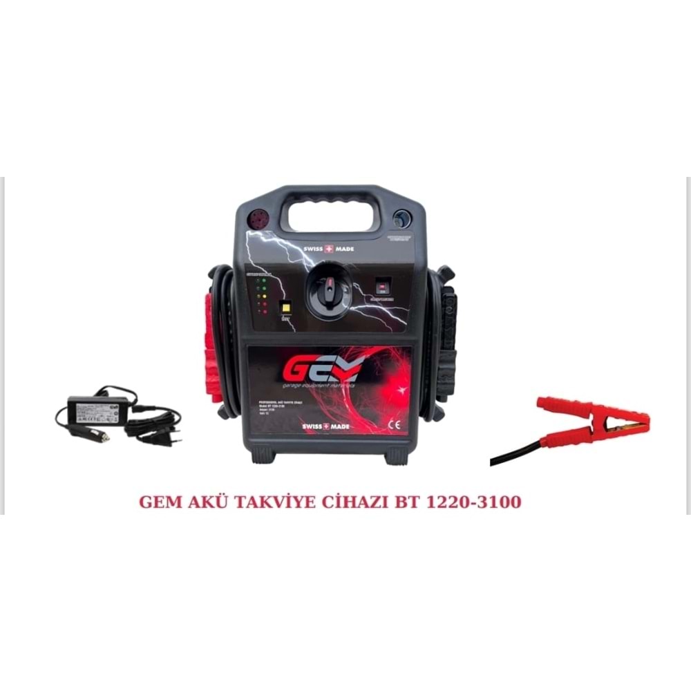 GEM AKÜ TAKVİYE CİHAZI 3100 AMP.