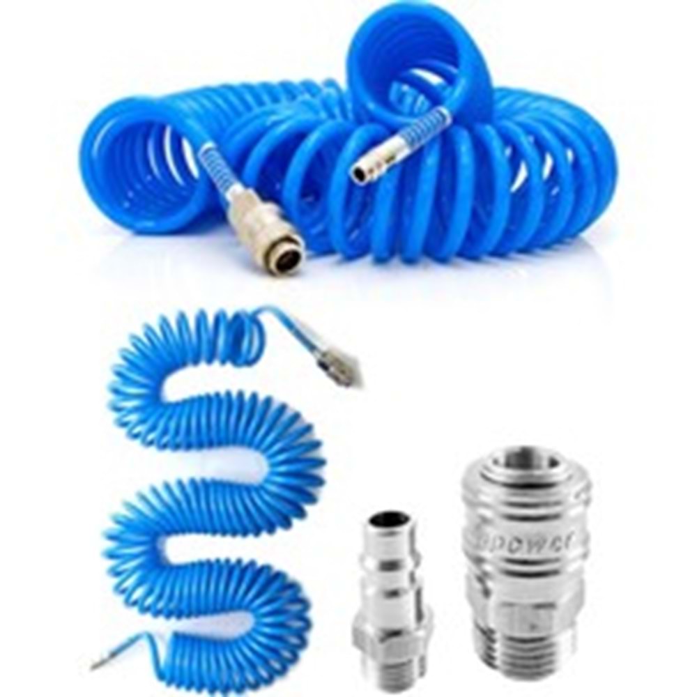 Sappower SH-PU815 8x12-15 mt Poli Üretan Spiral Hava Hortumu