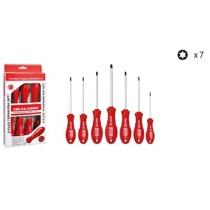 Cerpa Norm 7 Parça X-Plus Torx Tornavida Seti