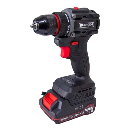 20V 2 AH ÇİFT AKÜLÜ DARBESİZ MATKAP 45 NM