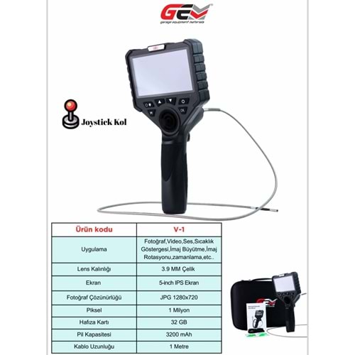 GEM V1 PRO.VİDEOSKOP 3,9 MM